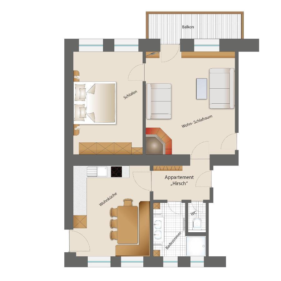 Lili'S Appartements Fiss Eksteriør bilde